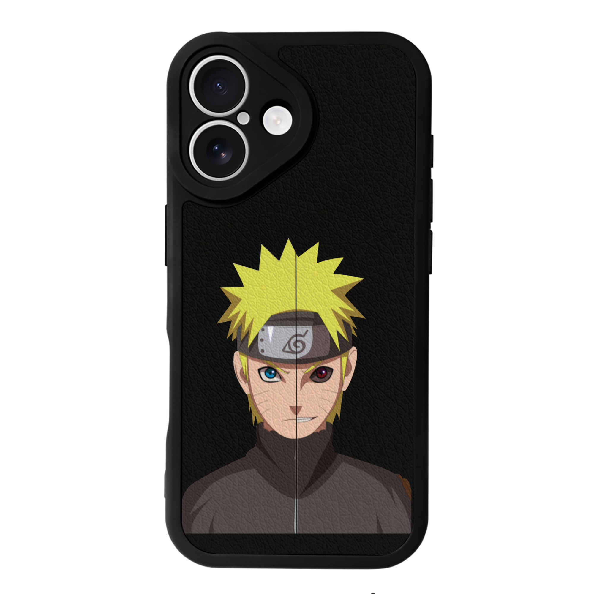 （画像用） NARUTO -ナルト- うずまき ナルト Uzumaki Naruto 【iPhone 16シリーズ対応】シリコンスマホケース（レザー調） 材質：シリコン